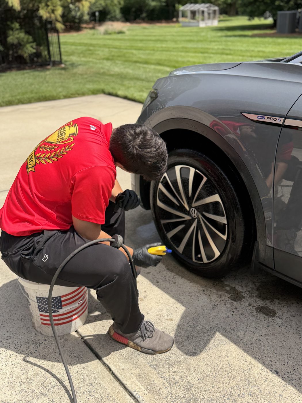 Recurring maintenance wash keeping a vehicle fresh between details