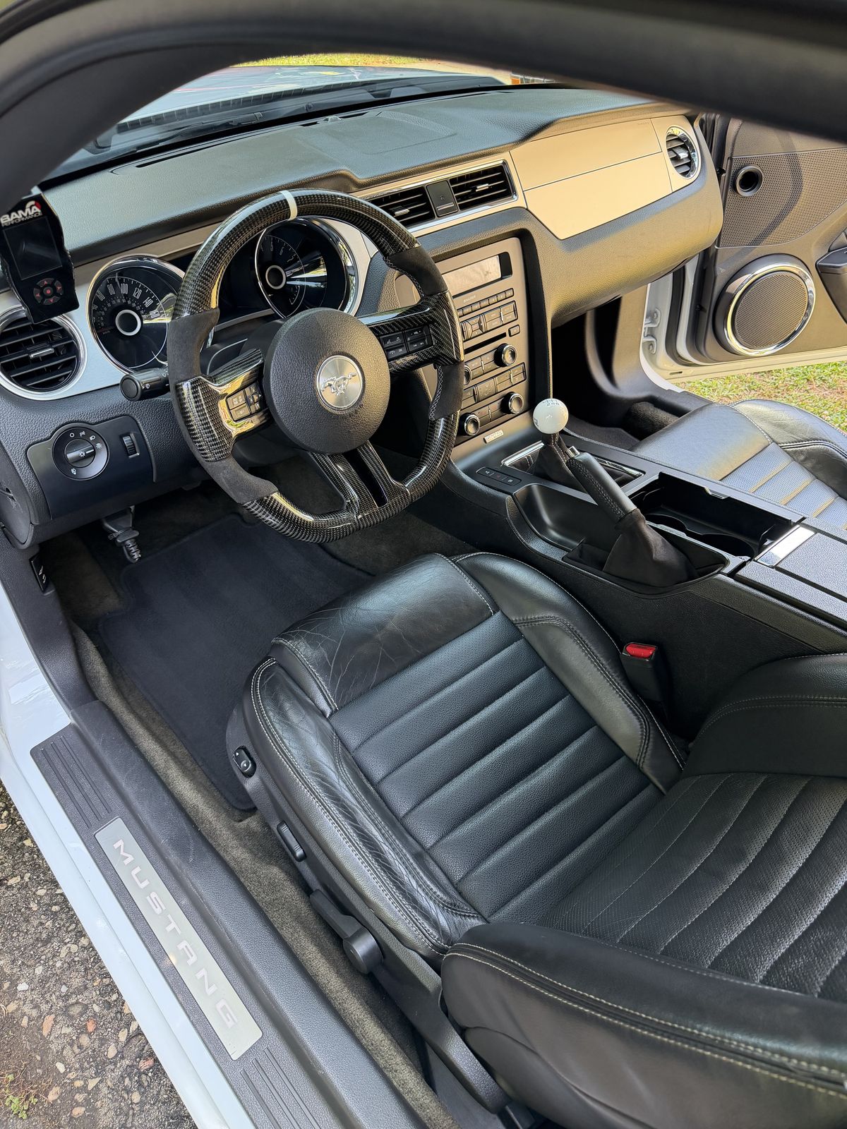 Ford Mustang GT cockpit during interior detail